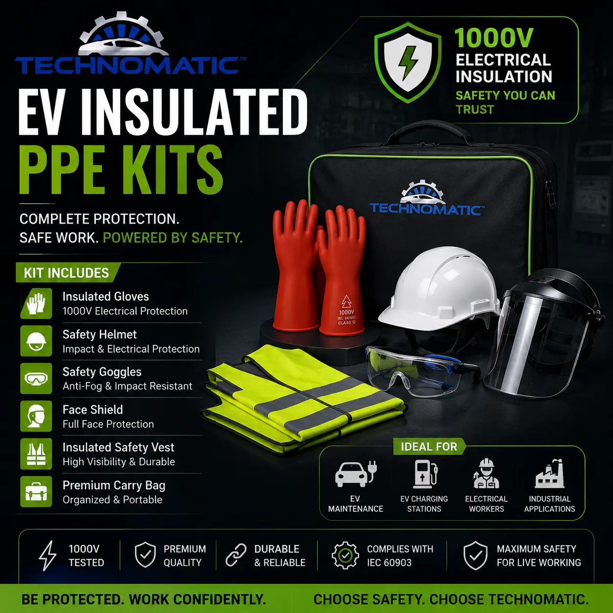 Ev-Insulated-Ppe kits-Technomatic-Industries