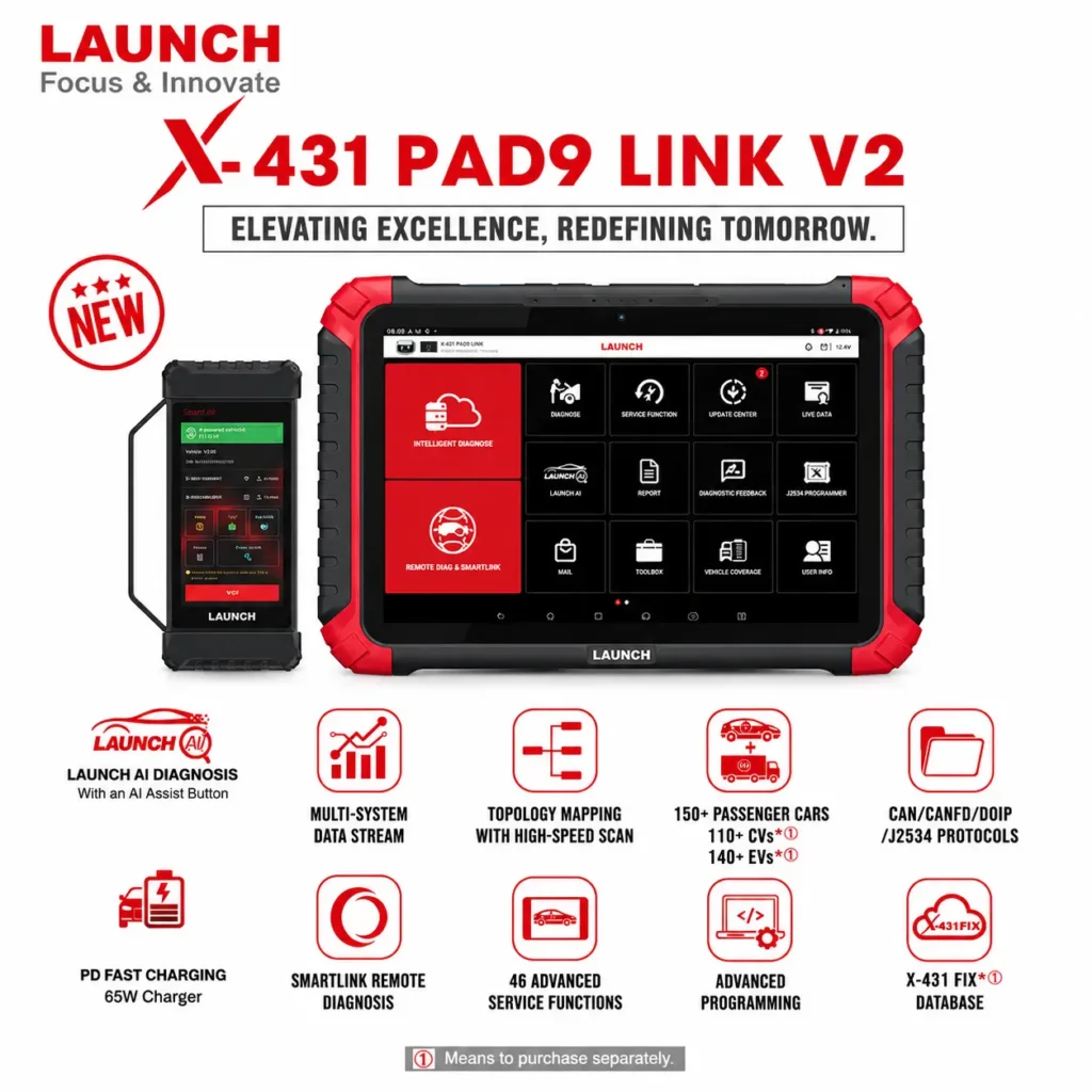 Launch-X431-Pad9-Link-V2-Technomatic Industries